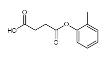 succinic acid mono-o-tolyl ester结构式