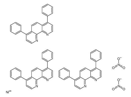 4,7-diphenyl-1,10-phenanthroline,nickel(2+),dinitrate Structure