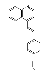 4-[2-(quinolinyl)ethenyl]benzonitrile结构式