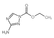 1H-1,2,4-Triazole-1-carboxylicacid, 3-amino-, ethyl ester结构式