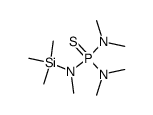 N-[Bis-(dimethylamino)-thiophosphoryl]-N-(trimethylsilyl)-methylamin结构式