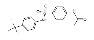 N-(4-(N-(4-(trifluoromethyl)phenyl)sulfamoyl)phenyl)acetamide Structure