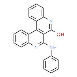 7-(PHENYLAMINO)DIBENZO[C,F][2,7]NAPHTHYRIDIN-6-OL结构式