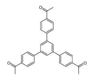 1-[4-[3,5-bis(4-acetylphenyl)phenyl]phenyl]ethanone Structure