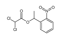 dichloro-acetic acid 1-(2-nitro-phenyl)-ethyl ester Structure