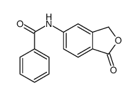 Benzamide, N-(1,3-dihydro-1-oxo-5-isobenzofuranyl)- (9CI) structure