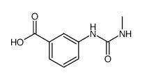 Benzoic acid, 3-[[(methylamino)carbonyl]amino]- (9CI) Structure