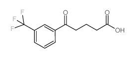 5-OXO-5-(3-TRIFLUOROMETHYLPHENYL)VALERIC ACID结构式