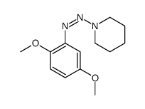 (2,5-dimethoxyphenyl)-piperidin-1-yldiazene Structure