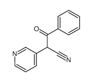 3-oxo-3-phenyl-2-pyridin-3-yl-propionitrile结构式
