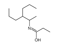 N-(1-Methyl-2-propylpentyl)propionamide Structure