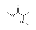 Alanine, N-methyl-, methyl ester (9CI) Structure