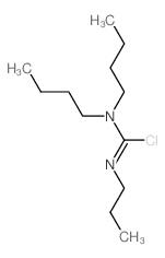 N,N-dibutyl-1-chloro-N-propyl-methanimidamide structure