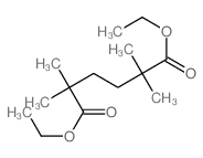 diethyl 2,2,5,5-tetramethylhexanedioate Structure