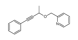 2-(4-phenylbut-3-yn-2-yloxymethyl)pyridine结构式