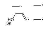 3-triethylstannylprop-2-en-1-ol Structure