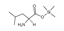 O-(Trimethylsilyl)leucine Structure