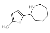 2-(5-甲基噻吩-2-基)氮杂环庚烷结构式