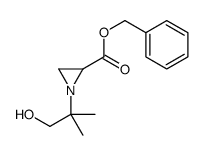 benzyl 1-(1-hydroxy-2-methylpropan-2-yl)aziridine-2-carboxylate Structure