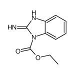 ethyl 2-aminobenzimidazole-1-carboxylate Structure
