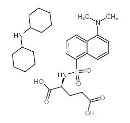 dansyl-l-glutamic acid di(cyclohexylammonium) salt结构式