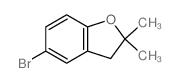 5-bromo-2,2-dimethyl-3H-benzofuran结构式
