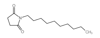 2,5-Pyrrolidinedione,1-decyl- structure
