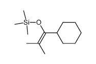 ((1-cyclohexyl-2-methylprop-1-en-1-yl)oxy)trimethylsilane结构式