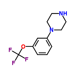 1-[3-(trifluoromethoxy)Phenyl]piperazine Structure