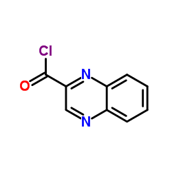 2-Quinoxalinecarbonyl chloride Structure