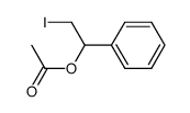 2-iodo-1-phenylethyl acetate结构式