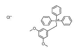 (3,5-dimethoxyphenyl)methyl-triphenylphosphanium,chloride Structure