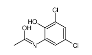 N-(3,5-dichloro-2-hydroxyphenyl)acetamide结构式