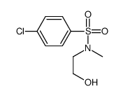 4-chloro-N-(2-hydroxyethyl)-N-methylbenzenesulphonamide Structure