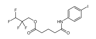 2,2,3,3-tetrafluoropropyl 5-(4-iodoanilino)-5-oxopentanoate Structure