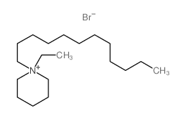 1-DODECYL-1-ETHYLPIPERIDINIUM BROMIDE structure