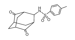 N-(4,8-Dioxotricyclo[3.3.1.13,7]decan-2-yl)-4-methylbenzenesulfonamide结构式