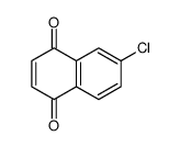 6-chloronaphthalene-1,4-dione Structure