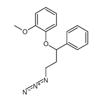 1-(3-azido-1-phenylpropoxy)-2-methoxybenzene结构式