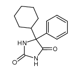 5-phenyl-5-cyclohexyl-hydantoin结构式