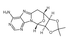 5',8-Cyclo-5'-deoxy-2',3'-O-isopropylidene-adenosine Structure