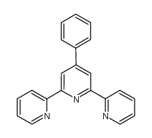 4'-phenyl-2,2':6',2''-terpyridine Structure