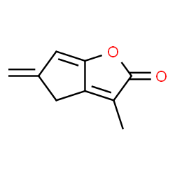 2H-Cyclopenta[b]furan-2-one, 4,5-dihydro-3-methyl-5-methylene- (9CI) Structure