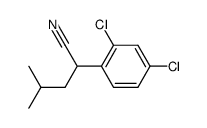 2-(2,4-Dichloro-phenyl)-4-methyl-pentanenitrile Structure