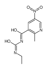 N-(ethylcarbamoyl)-2-methyl-5-nitropyridine-3-carboxamide结构式