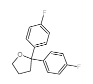 Furan,2,2-bis(4-fluorophenyl)tetrahydro- Structure