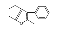 4H-Cyclopenta[b]furan,5,6-dihydro-2-methyl-3-phenyl-(9CI)结构式