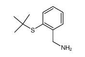 2-叔丁硫基苄胺结构式