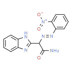 alpha-[(2-nitrophenyl)azo]-1H-benzimidazole-2-acetamide picture