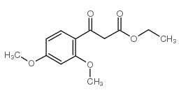 3-(2,4-Dimethoxy-phenyl)-3-oxo-propionic acid ethyl ester Structure